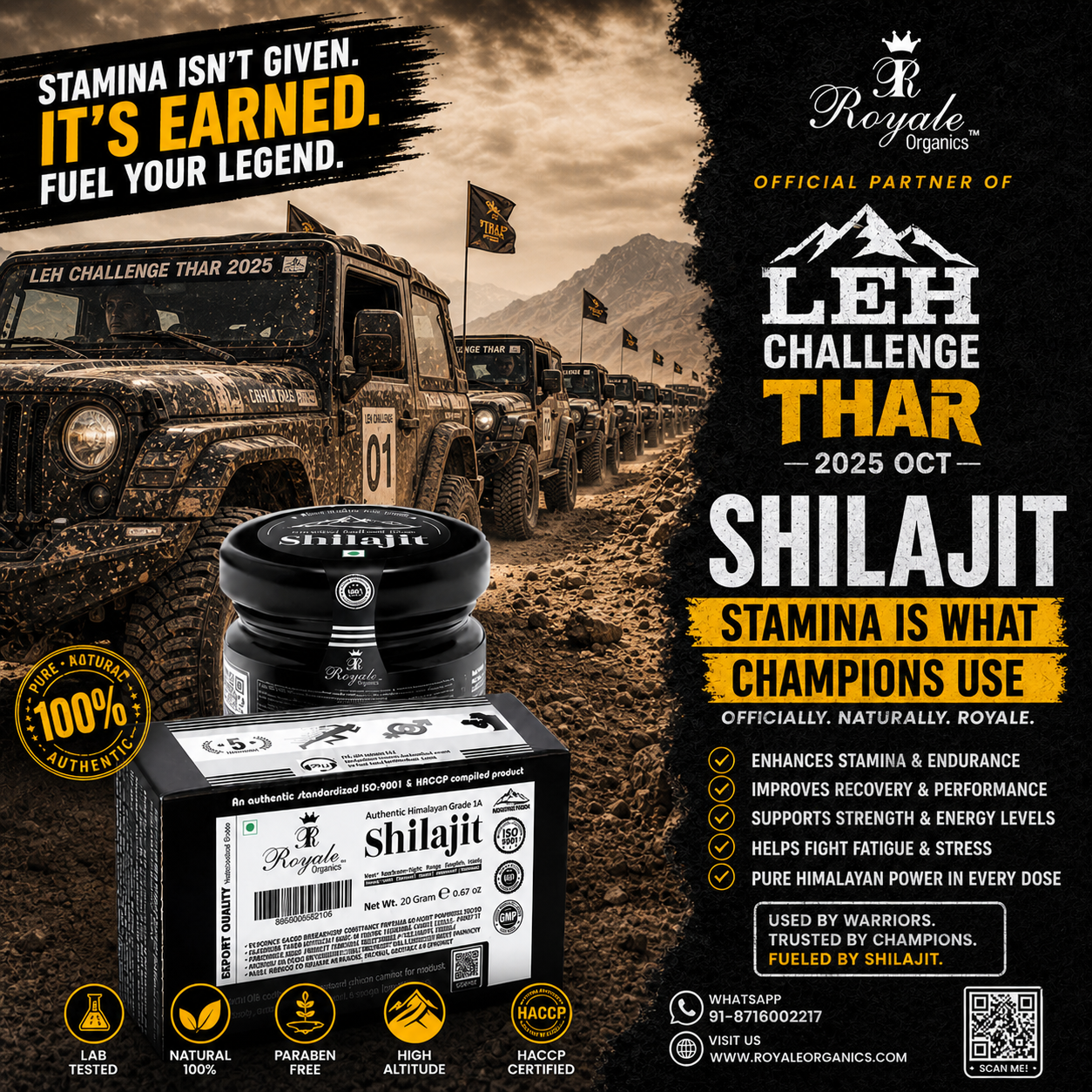 Himalayan Pure Shilajit (Lab Certified Export Grade) 20 Gms