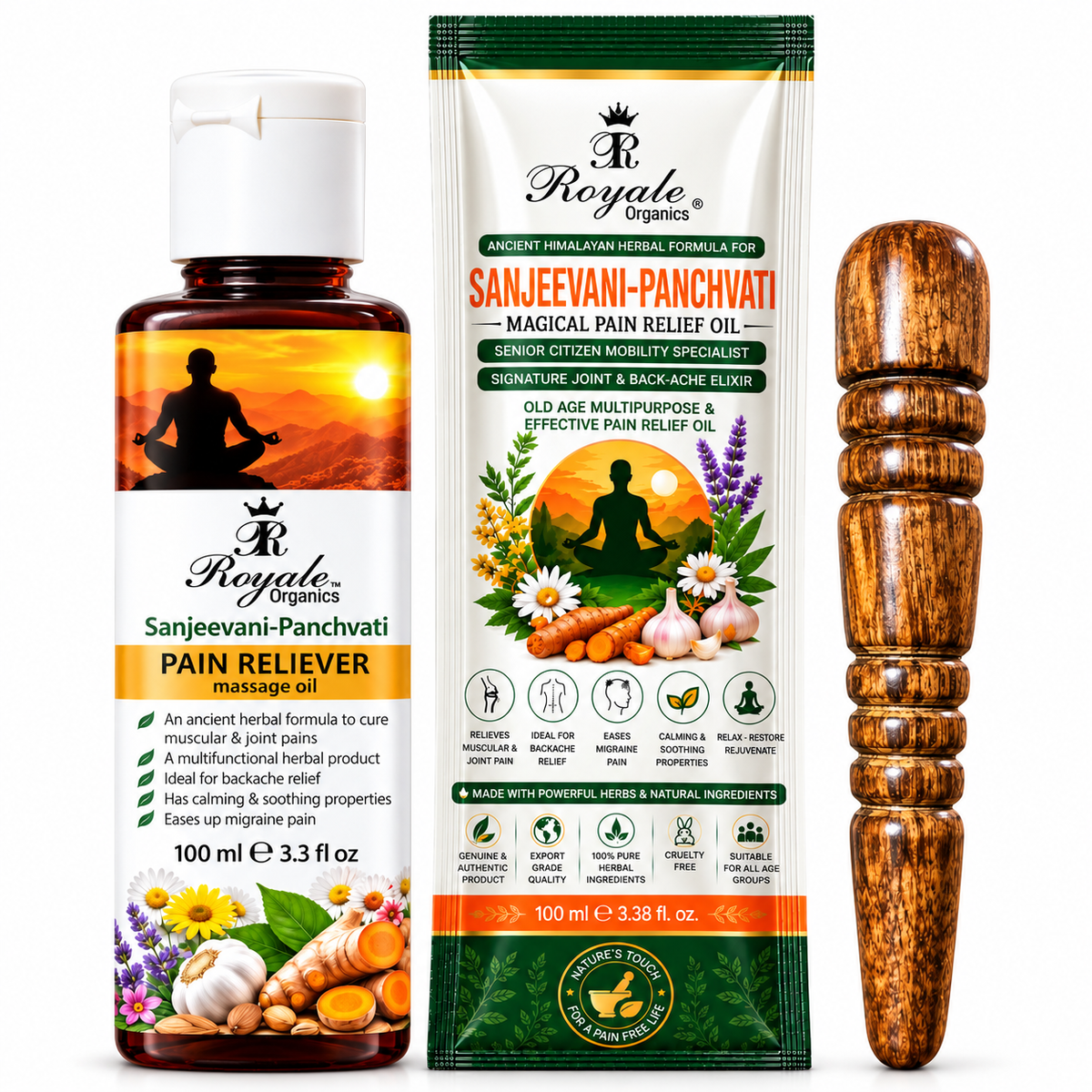 Sanjeevani-Panchvati Joint Pain Relief Vedic Oil (Senior Citizen Mobility Specialist)-99 ml