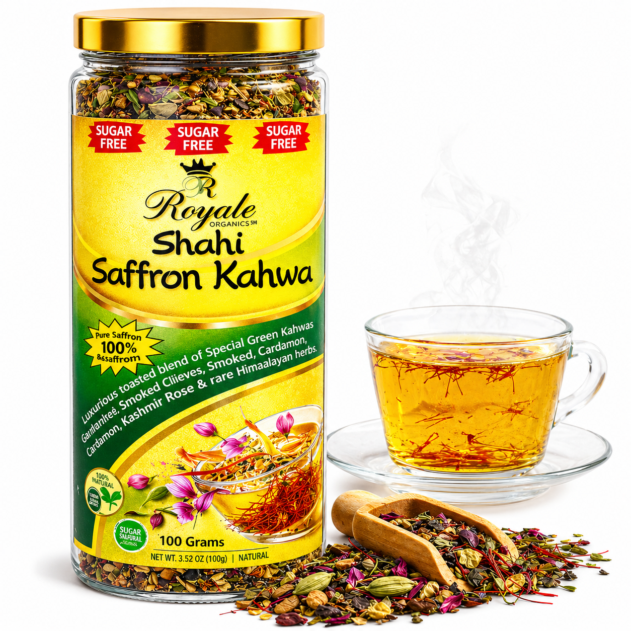 Kashmir Shahi Kehwa (Roasted Herbs & Spices) 100 Grams