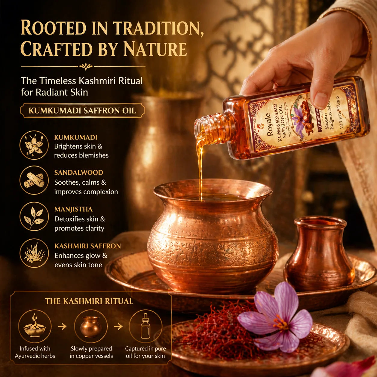 Kumkumadi Saffron Bridal Facial Oil Elixir -99 ml