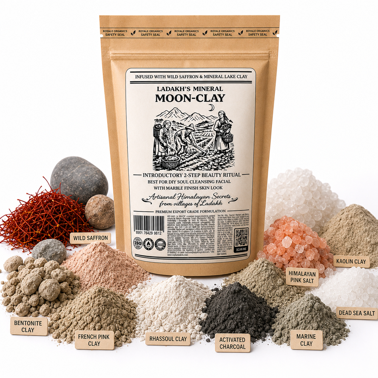 Clay Facepack (Moon-light Activated Mineral Clay of Ladakh) 70 Grams