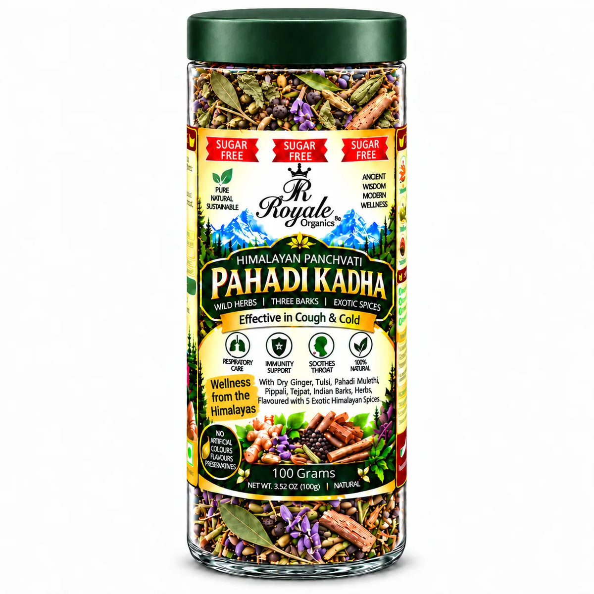 Pahadi Kadha Herbal Tea (for Cough & Cold) 100 gm