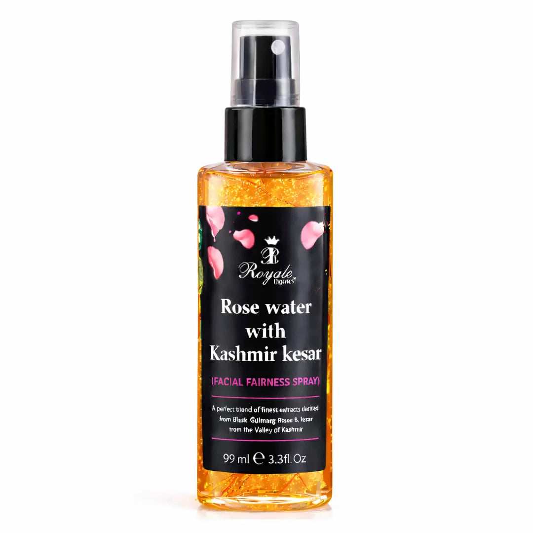 Luxury Rosewater with Saffron - Facial Spray- Airport Pack 99 ml