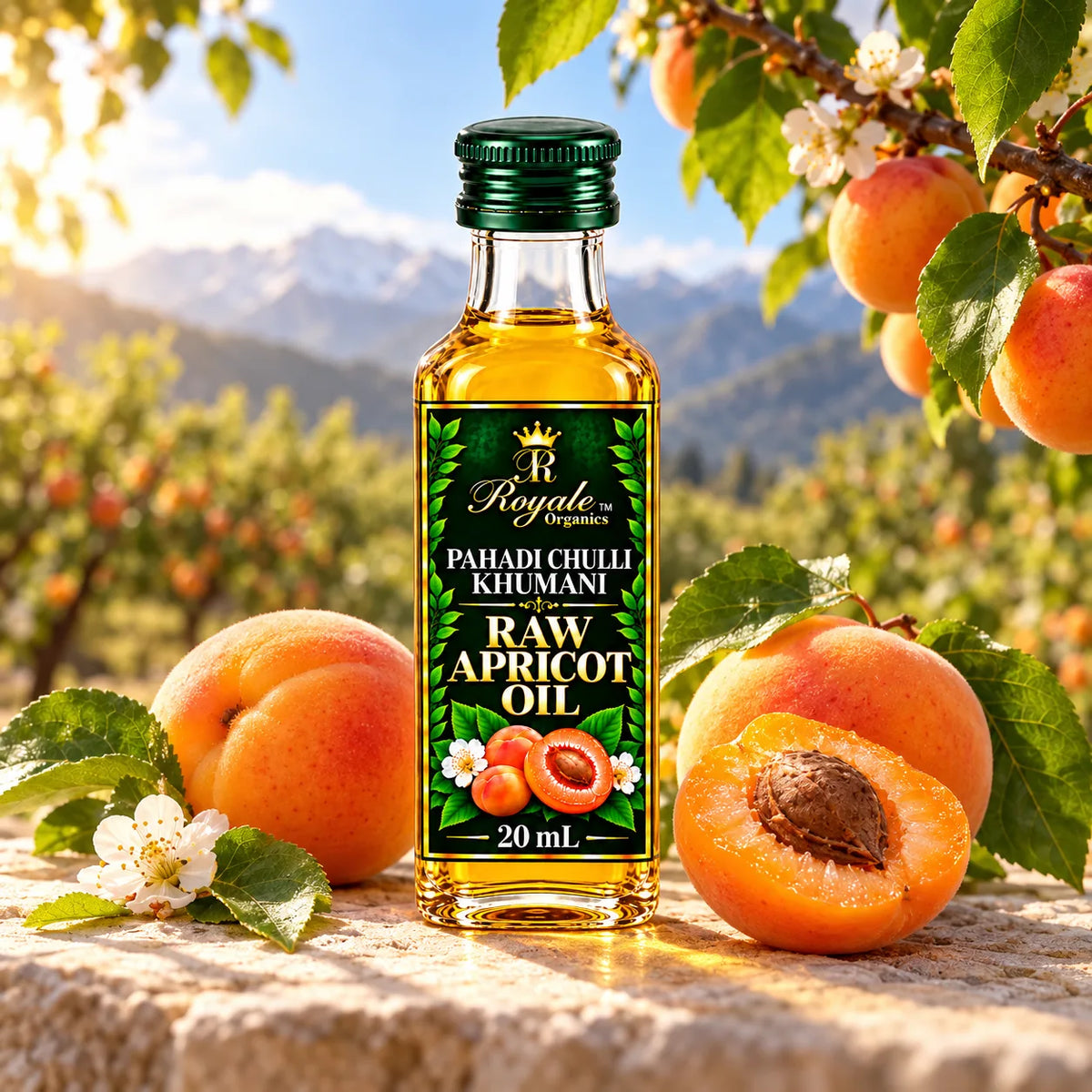 Wild Chulli Khumani Apricot Face Oil for Wrinkles 20 ml