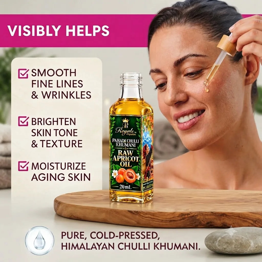 Wild Chulli Khumani Apricot Face Oil for Wrinkles 20 ml