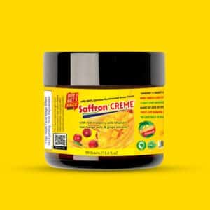 Saffron Cream (made from real almond milk & Saffron) Non Greasy- Easy Absorption- Best for Summers 99 ml+99 ml (Limited Offer)